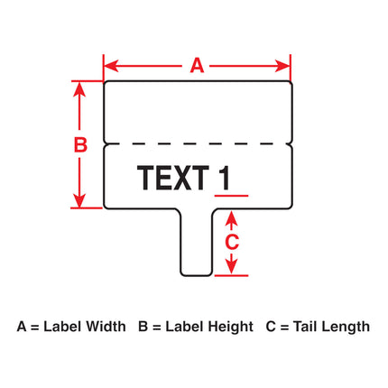 M510 BMP51 BMP53 M511 Wire and Cable Flag Polypropylene Labels
