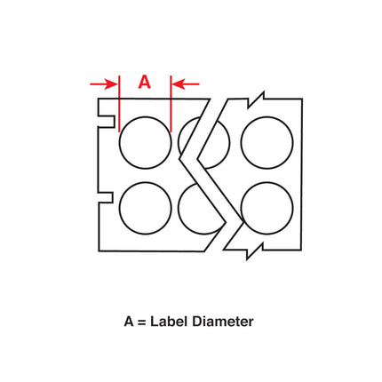 76 mm Core Polyester Chemical Resistant Laboratory Labels