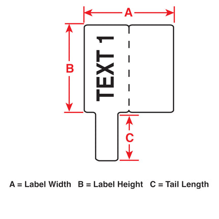 PFlag Matte Polypropylene Labels for M410 M510 and M511 Printers