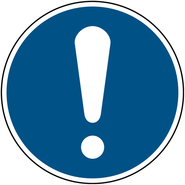 ISO Safety Sign  General mandatory sign