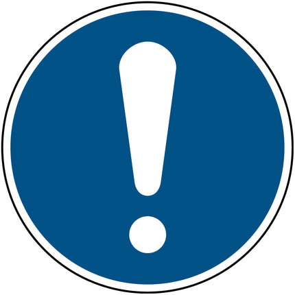 ISO Safety Sign  General mandatory sign