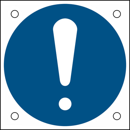 ISO Safety Sign  General mandatory sign