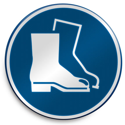 ISO Safety Sign  Wear safety footwear