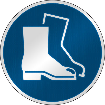 ISO Safety Sign  Wear safety footwear