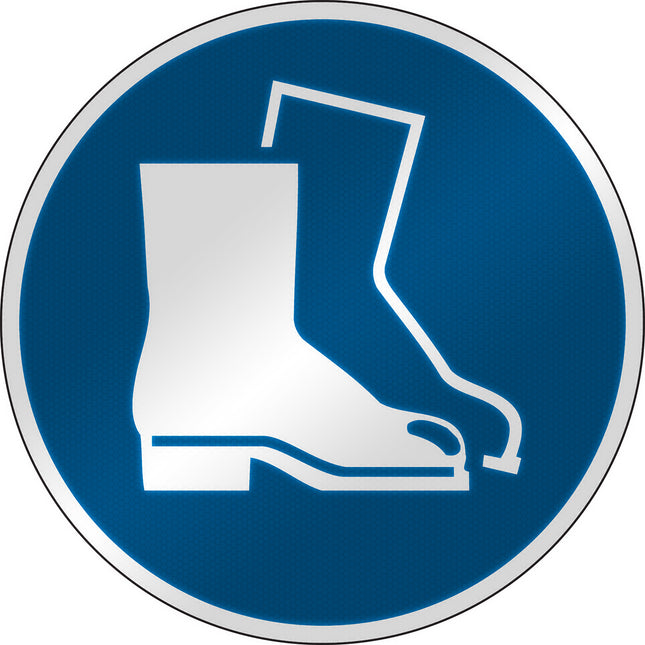 ISO Safety Sign  Wear safety footwear