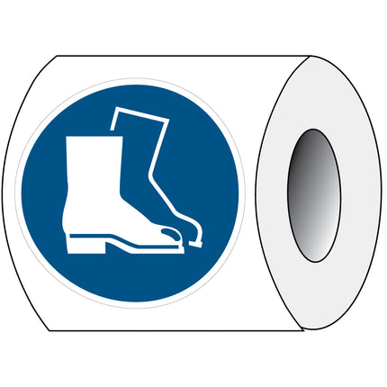 ISO Safety Sign  Wear safety footwear