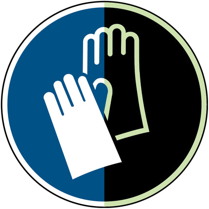 Glowinthedark safety sign