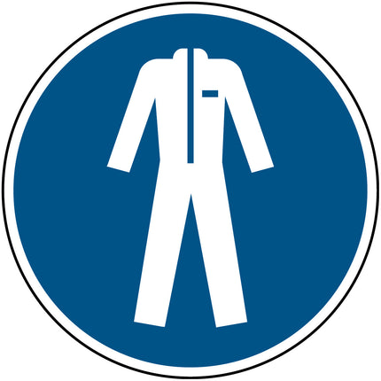 Floor Safety Sign  Wear protective clothing