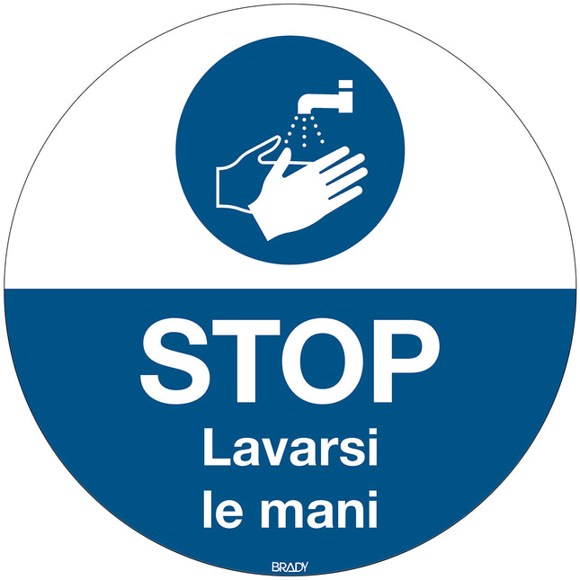 Floor Sign Wash your hands