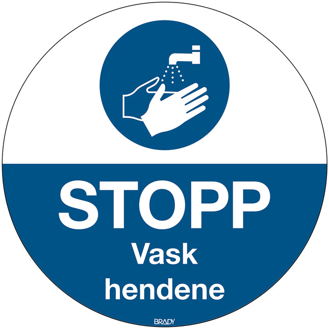 Floor Sign Wash your hands