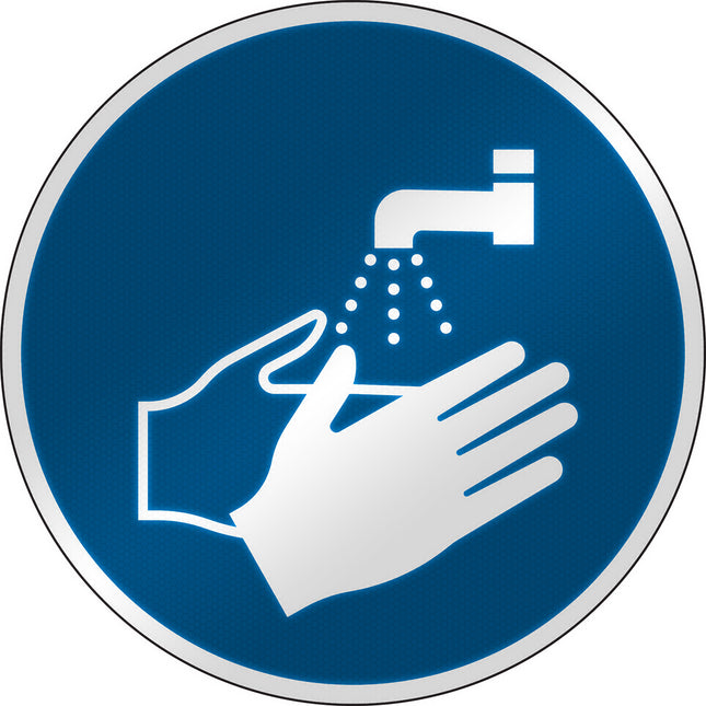 ISO Safety Sign  Wash your hands
