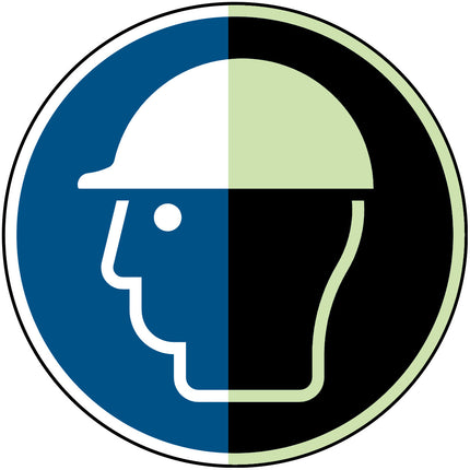 Glowinthedark safety sign