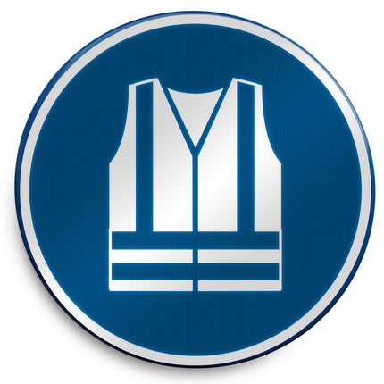 ISO Safety Sign  Wear high visibility clothing