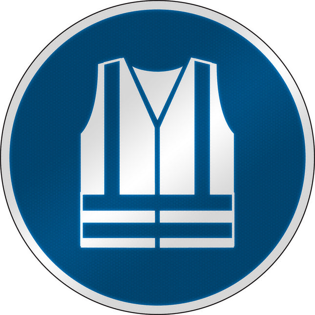 ISO Safety Sign  Wear high visibility clothing