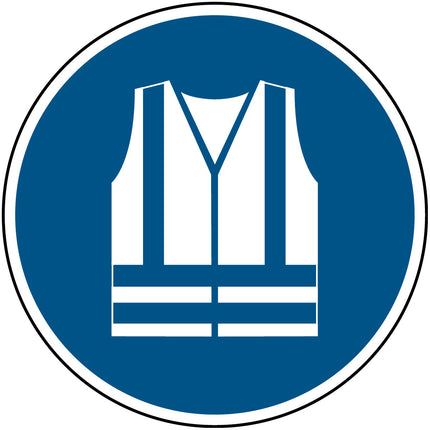 ISO Safety Sign  Wear high visibility clothing