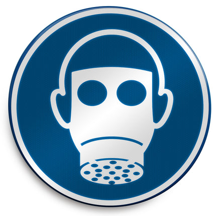 ISO Safety Sign  Wear respiratory protection