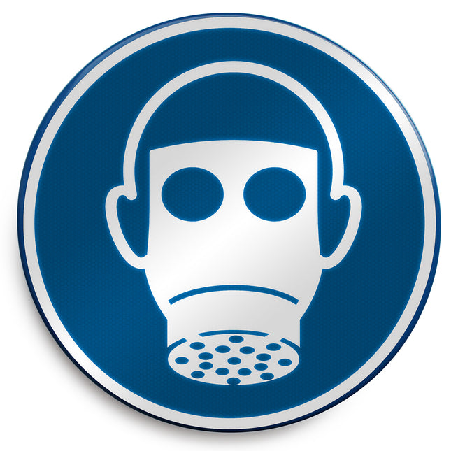 ISO Safety Sign  Wear respiratory protection