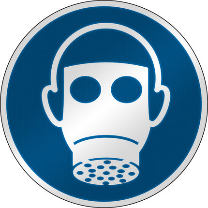 ISO Safety Sign  Wear respiratory protection