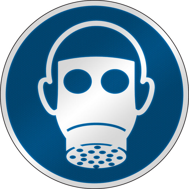 ISO Safety Sign  Wear respiratory protection