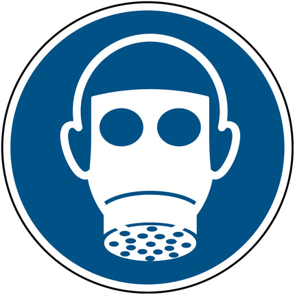 ISO Safety Sign  Wear respiratory protection