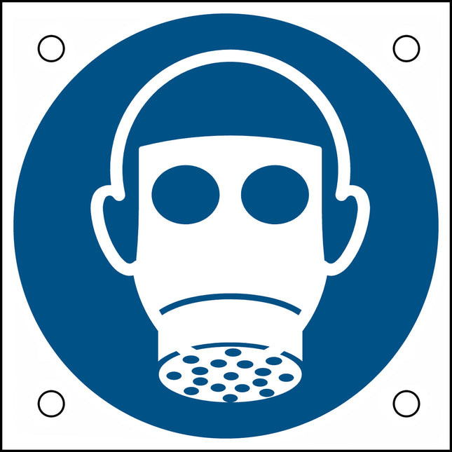 ISO Safety Sign  Wear respiratory protection
