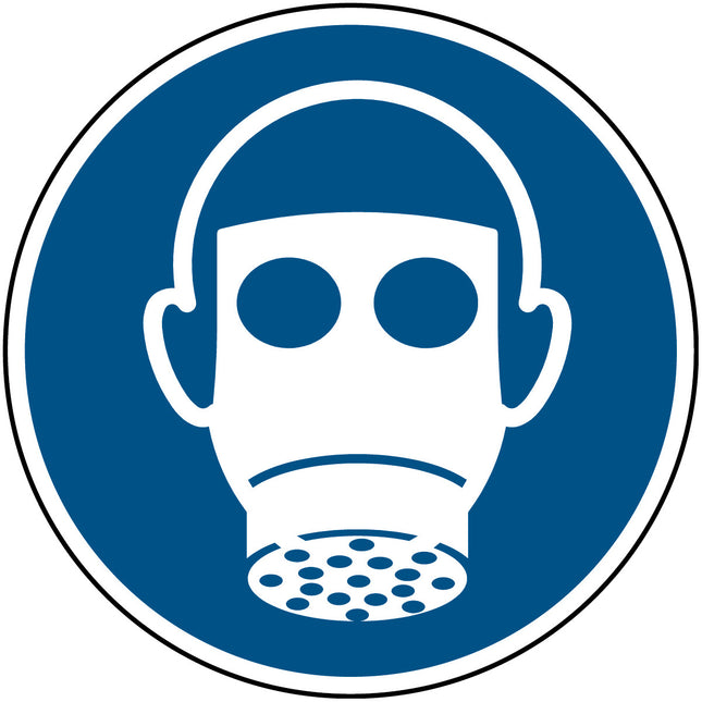 ISO Safety Sign  Wear respiratory protection