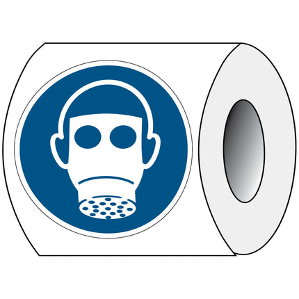 ISO Safety Sign  Wear respiratory protection