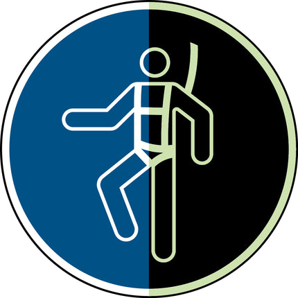 Glowinthedark safety sign