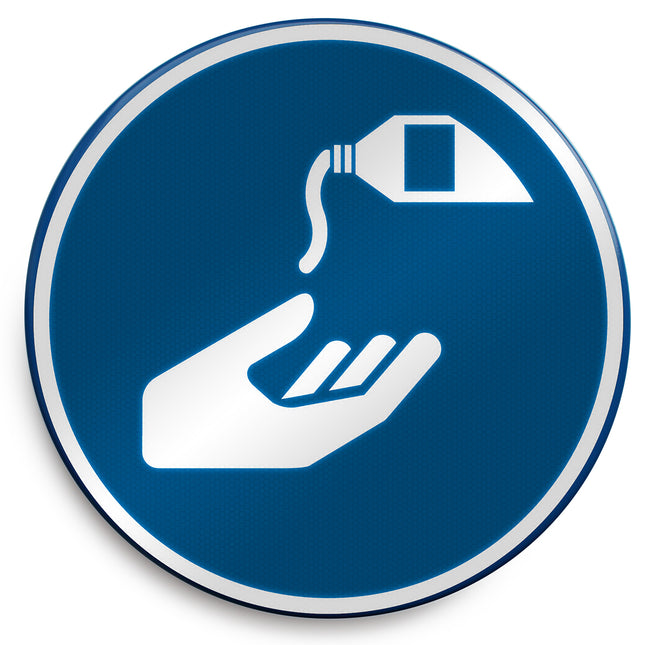 ISO Safety Sign  Use barrier cream