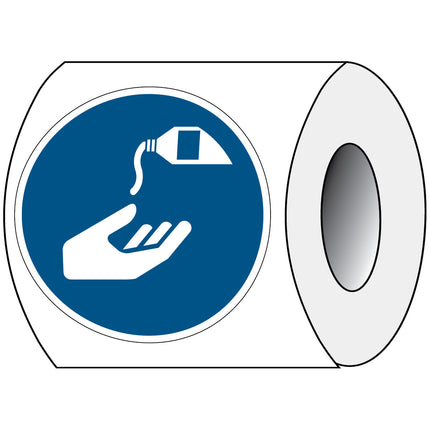 ISO Safety Sign  Use barrier cream