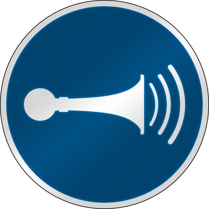 ISO Safety Sign  Sound horn