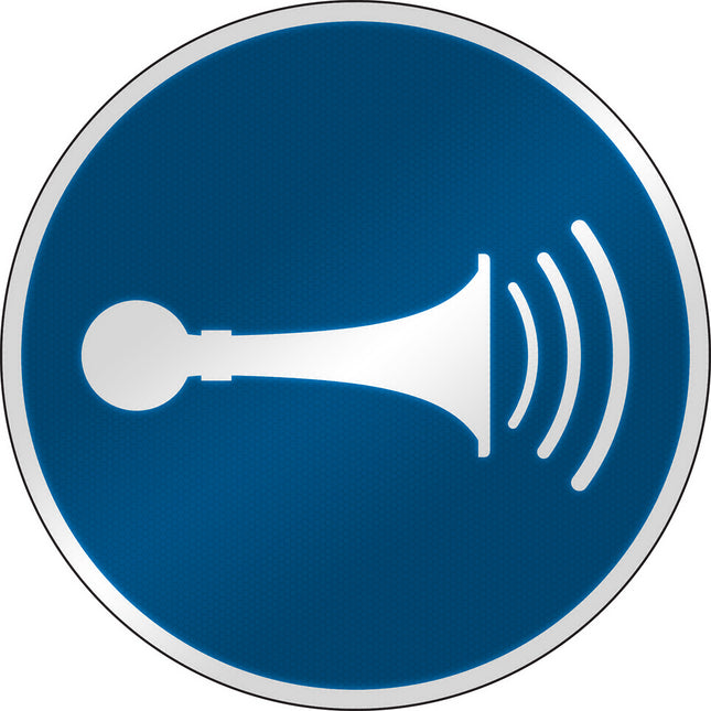 ISO Safety Sign  Sound horn