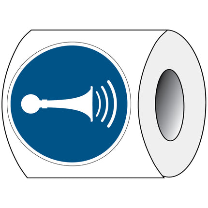 ISO Safety Sign  Sound horn