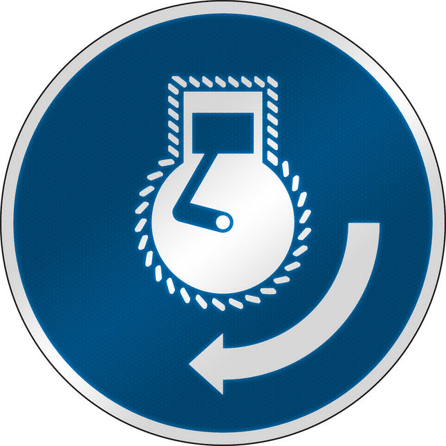 ISO Safety Sign  Start engine in launch sequence