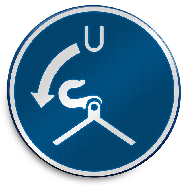 ISO Safety Sign  Release falls in launch sequence
