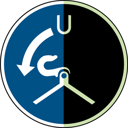 ISO Safety Sign  Release falls in launch sequence