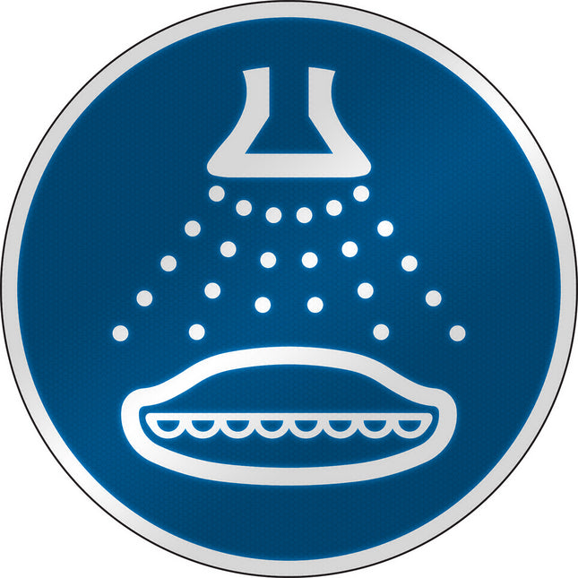 ISO Safety Sign  Start water spray in launch sequence