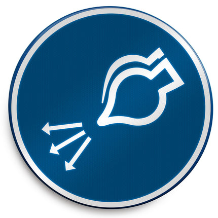 ISO Safety Sign  Start air supply in launch sequence