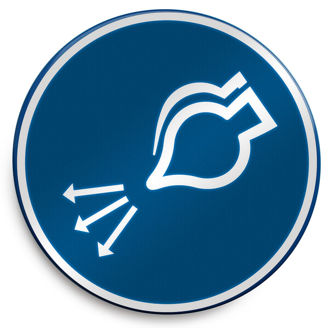 ISO Safety Sign  Start air supply in launch sequence