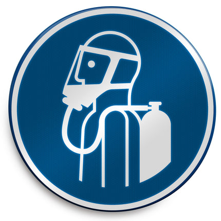 ISO Safety Sign  Use selfcontained breathing appliance