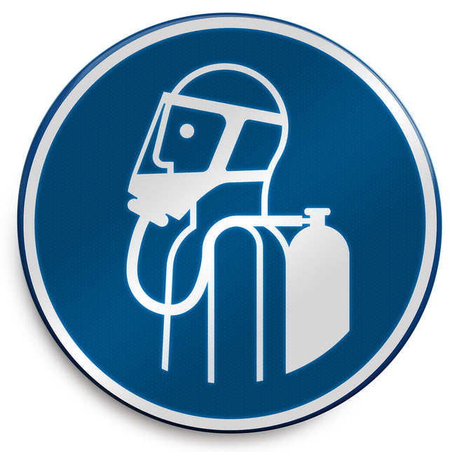 ISO Safety Sign  Use selfcontained breathing appliance