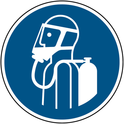 ISO Safety Sign  Use selfcontained breathing appliance