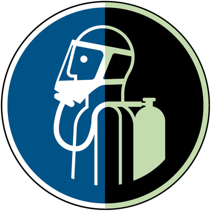 ISO Safety Sign  Use selfcontained breathing appliance