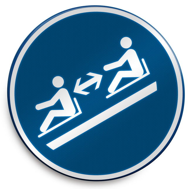 ISO Safety Sign  Keep distances