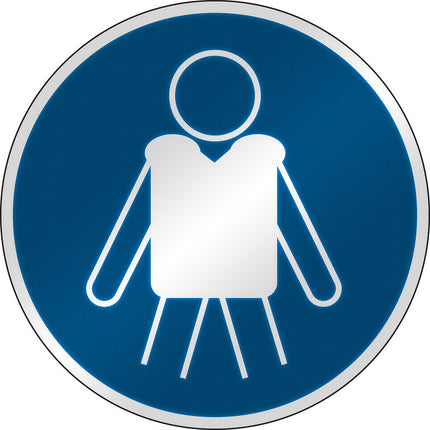 ISO Safety Sign  Wear personal flotation devices