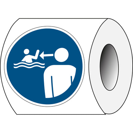 ISO Safety Sign  Keep children under supervision in the aquatic environment