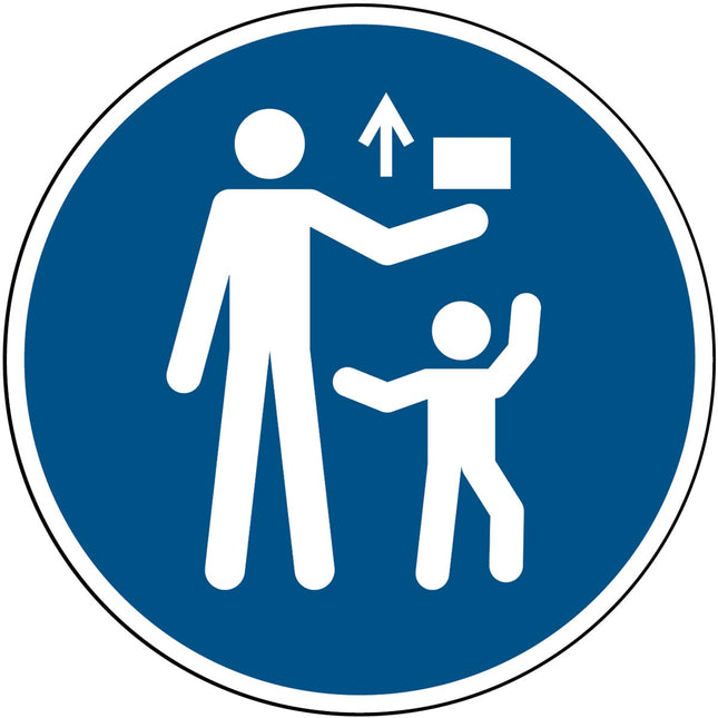 ISO Safety Sign  Keep out of reach of children