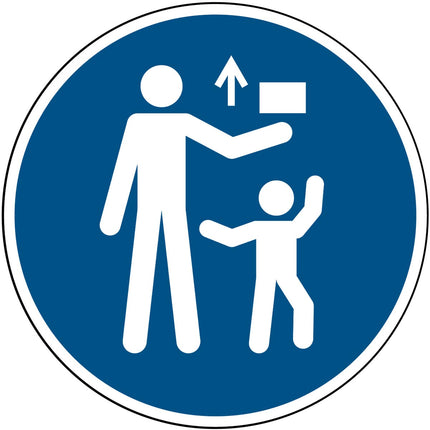 ISO Safety Sign  Keep out of reach of children
