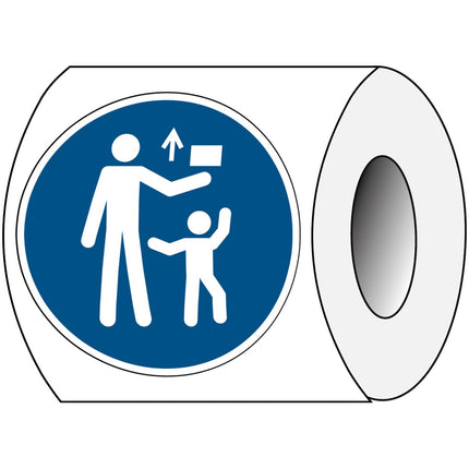 ISO Safety Sign  Keep out of reach of children