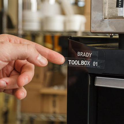 76 mm Core Clear Polyester Barcode Labels